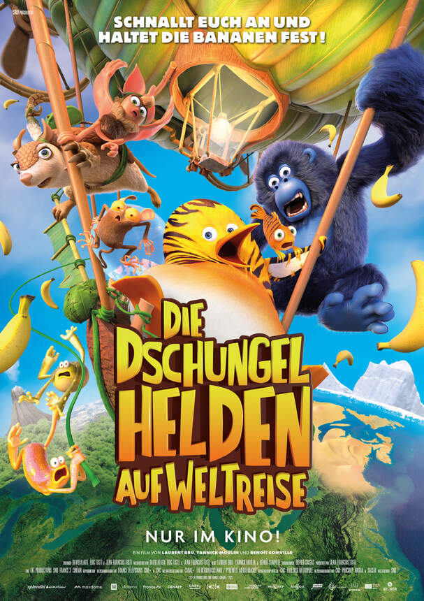 AB DEM 28. MÄRZ IM KINO: „Die Dschungelhelden auf Weltreise“ – Ein tierisch lustiges Abenteuer für die ganze Familie!