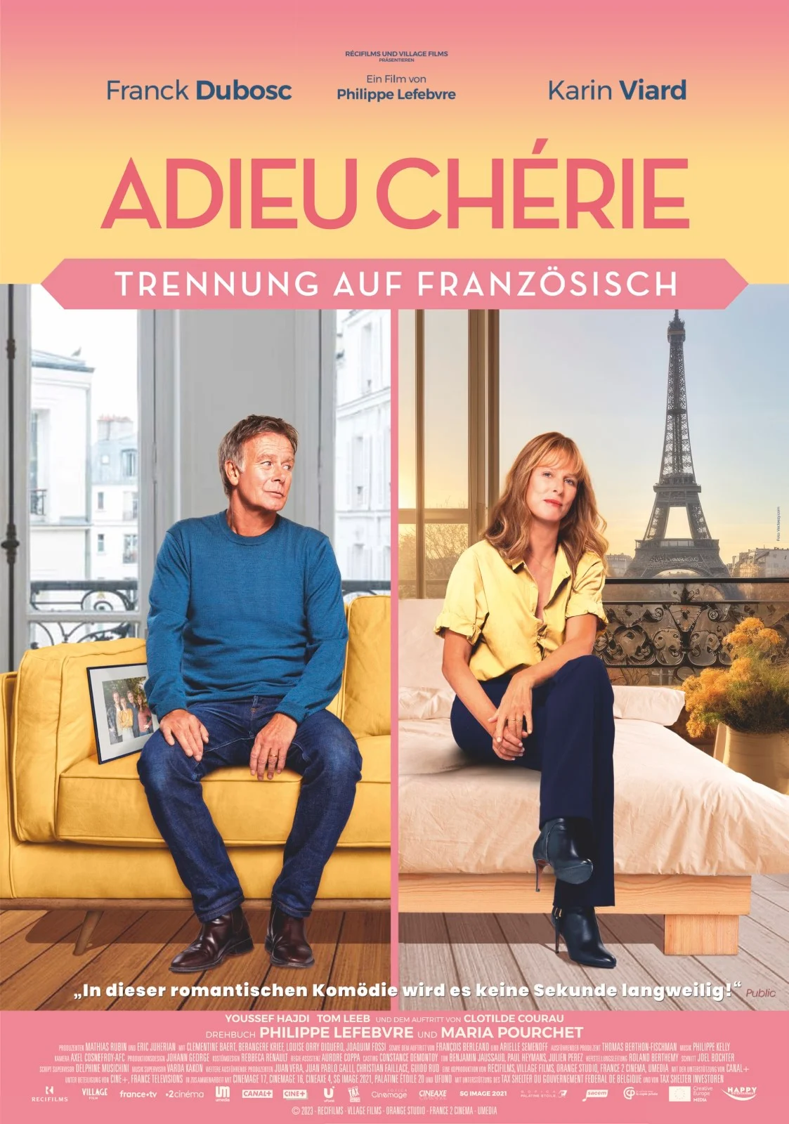 AB DEM 22. AUGUST IM KINO: „Adieu Chérie – Trennung auf Französisch“ – Eine romantische Komödie über die Kunst der Trennung