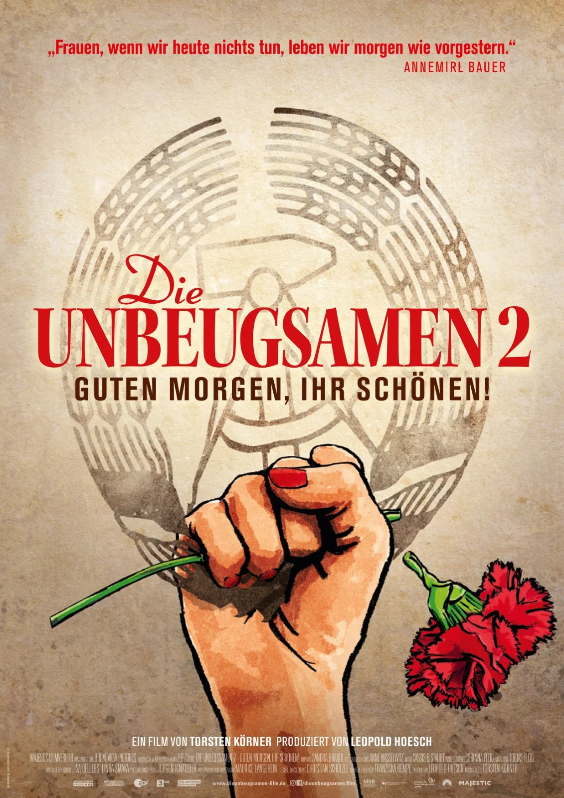 AB 29.8. IM KINO: „Die Unbeugsamen 2 – Guten Morgen, ihr Schönen!“ –Spannende Doku über ostdeutsche Frauen und ihr selbstbewusster Kampf um Chancengleichheit