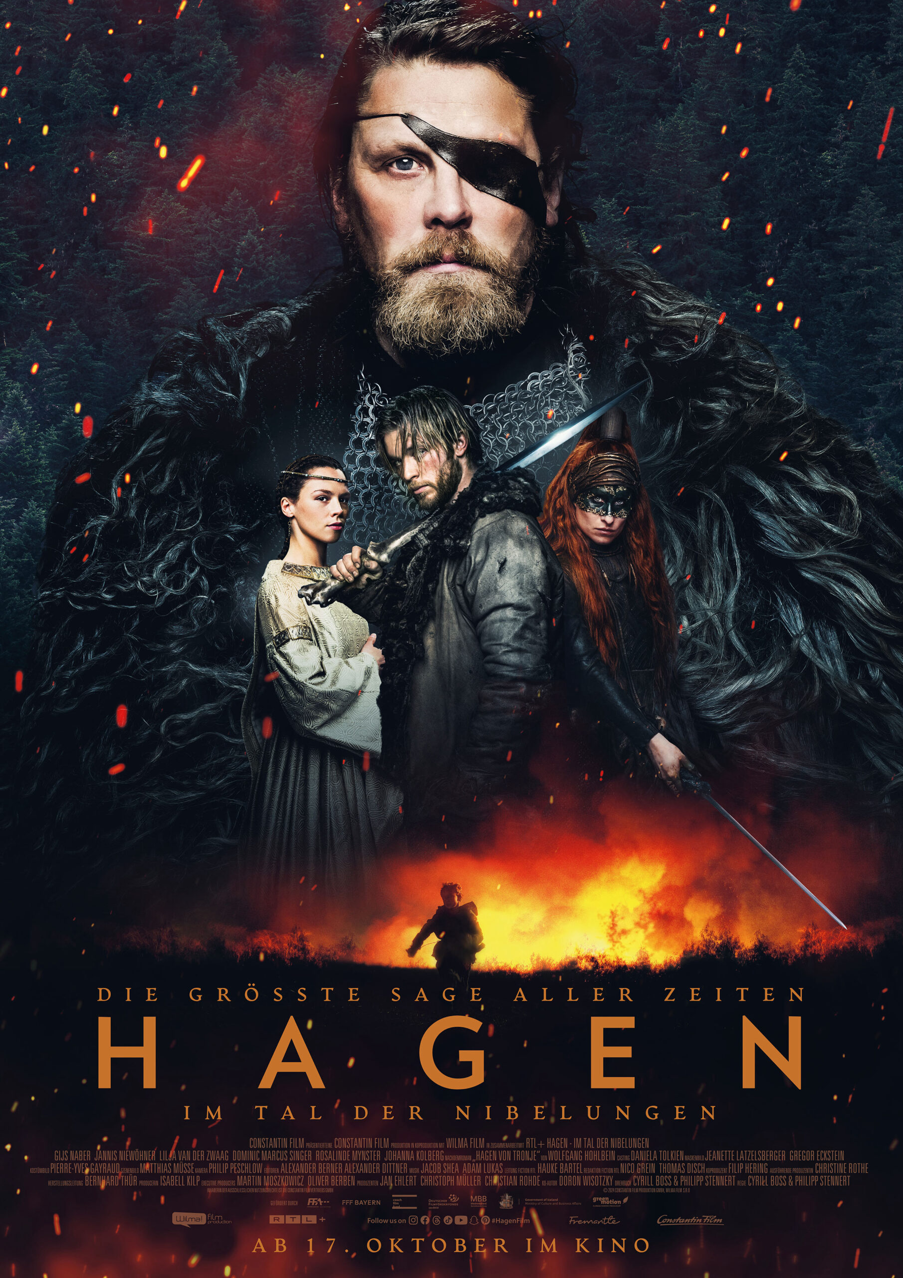 AB DEM 17. OKTOBER IM KINO: „Hagen – Im Tal der Nibelungen“ – Neuinterpretation der weltberühmten Sage als epische Fantasy-Geschichte