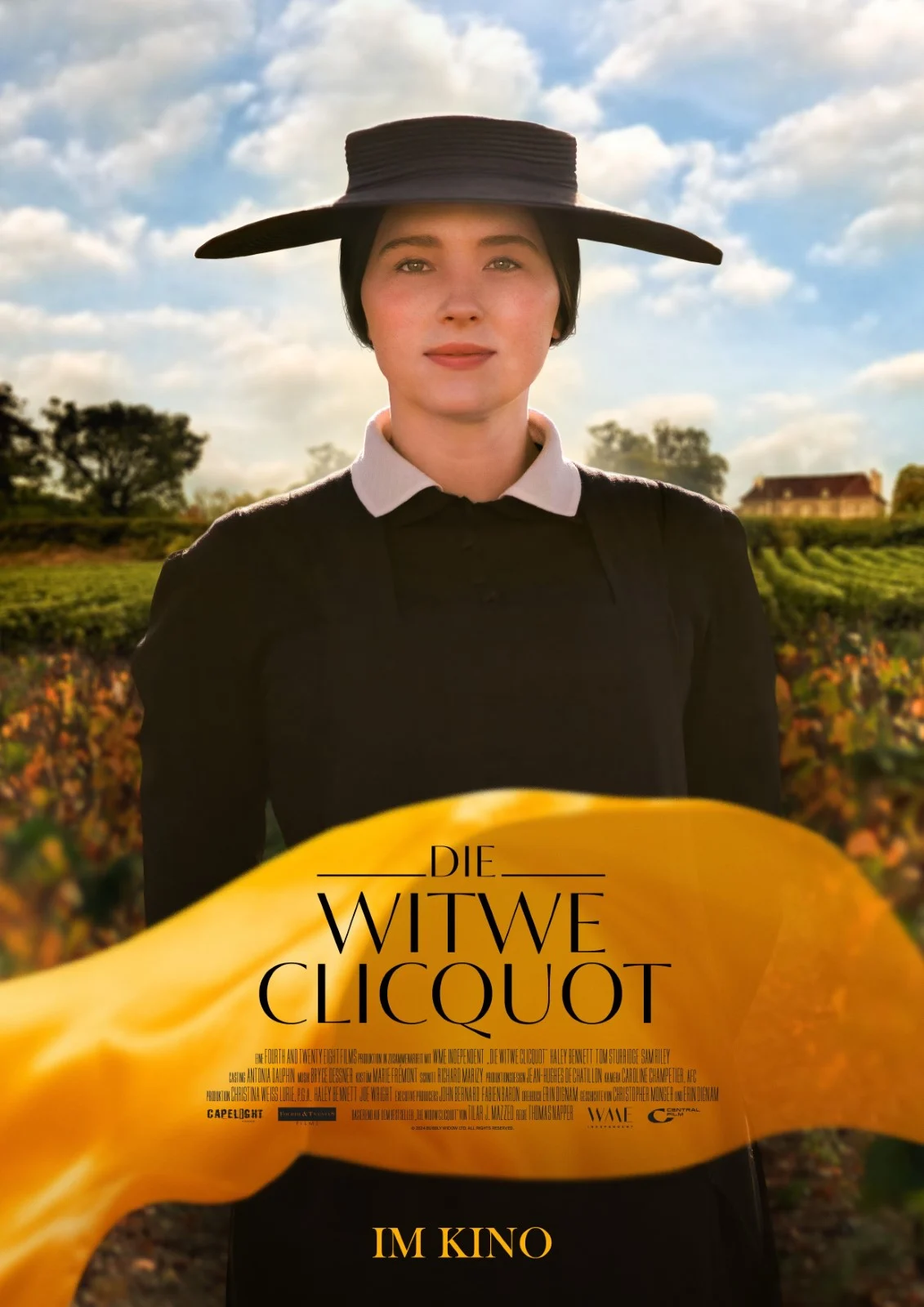 AB DEM 7. NOVEMBER IM KINO: „Die Witwe Clicquot“ – Historiendrama über eine Frau, die die Männerwelt der Champagnerindustrie revolutionierte