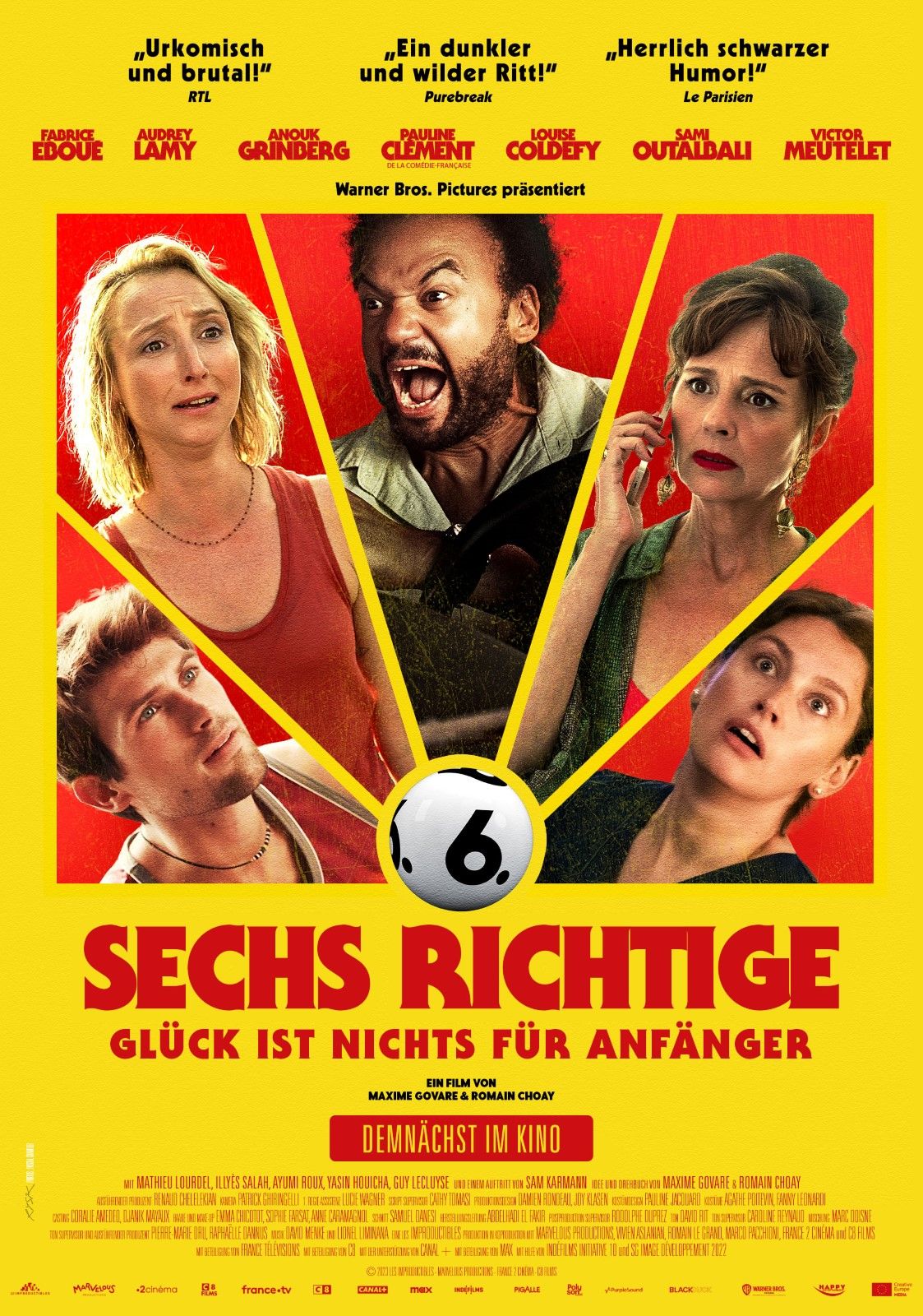 AB 30.01. IM KINO: „Sechs Richtige – Glück ist nichts für Anfänger“ – Der Megahit aus Frankreich, hinreißend und pechschwarz