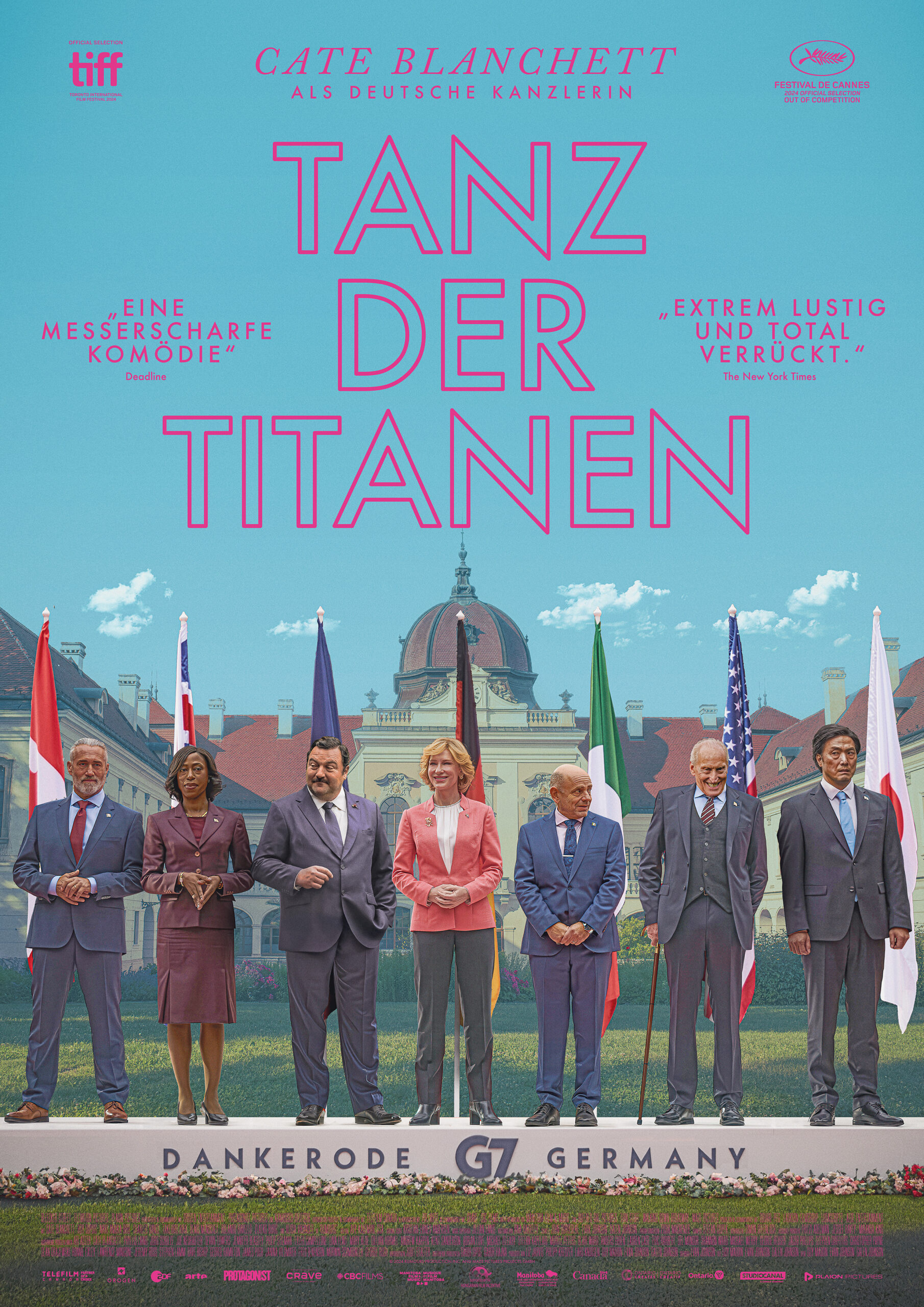 AB 15.5. IM KINO: „Tanz der Titanen“ – Scharfsinnige Politsatire mit Oscar-Preisträgerin Cate Blanchett als deutsche Bundeskanzlerin